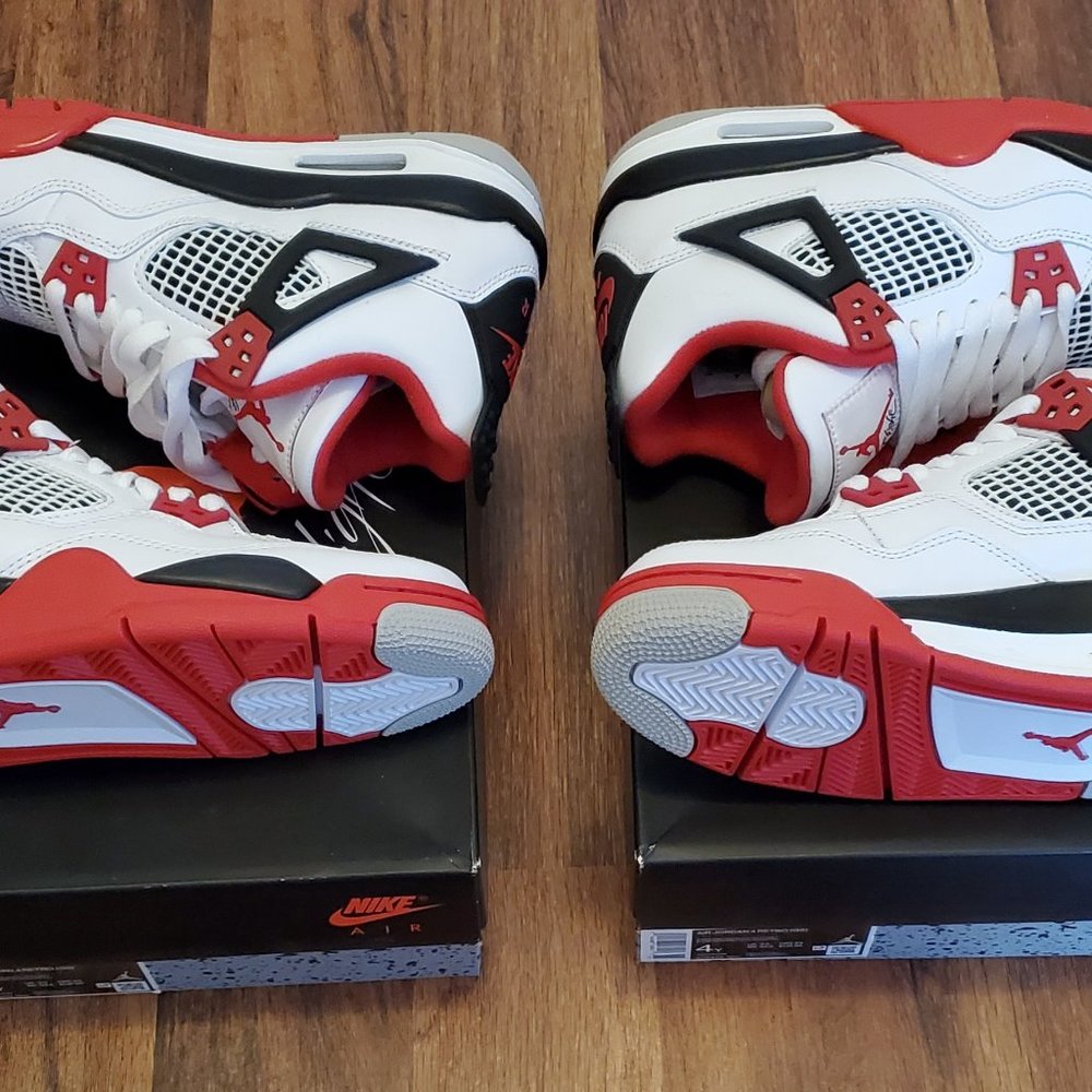 Jordan Women’s White Black Red Retro-Style Sneakers